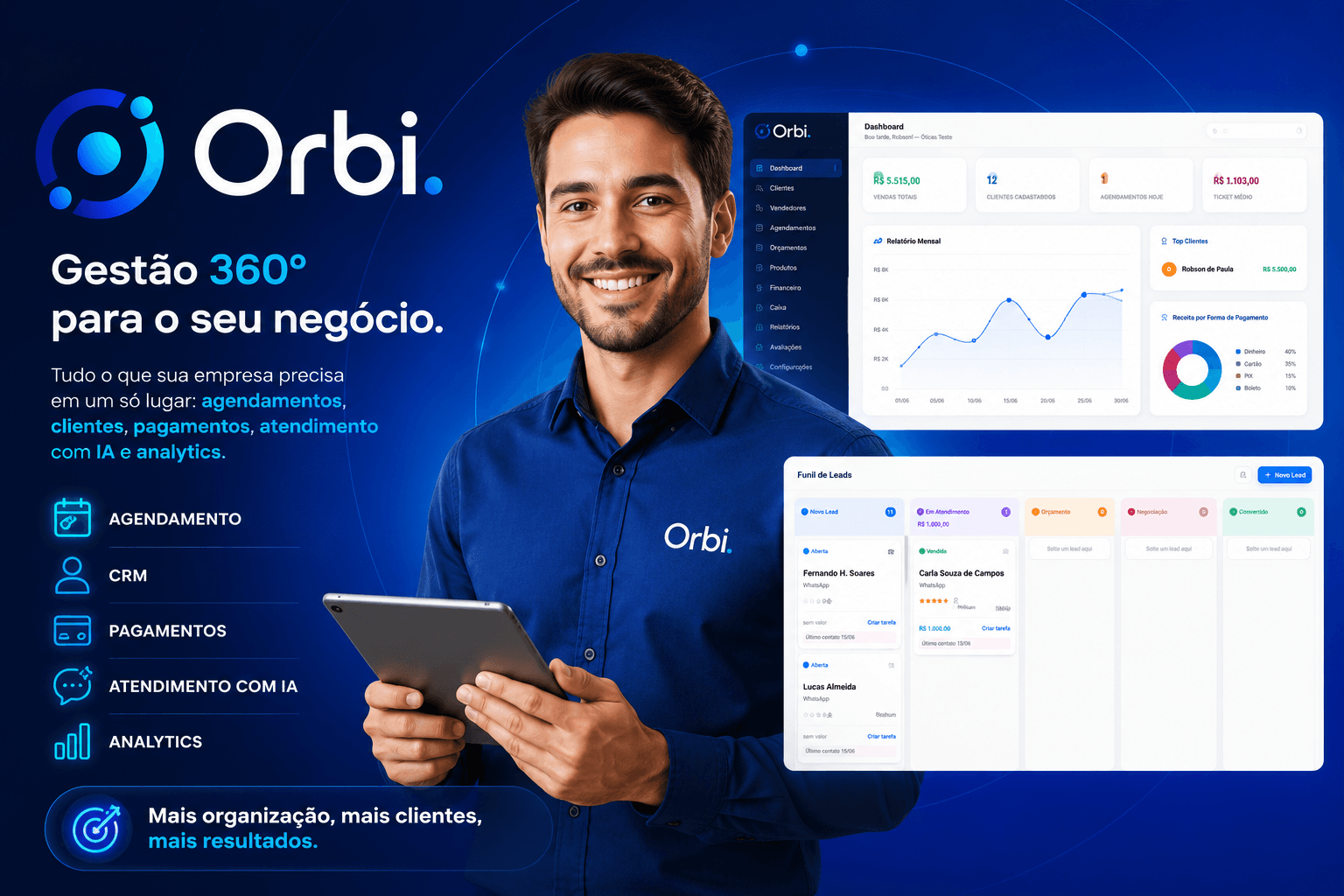 Orbi — Gestão 360° para o seu negócio